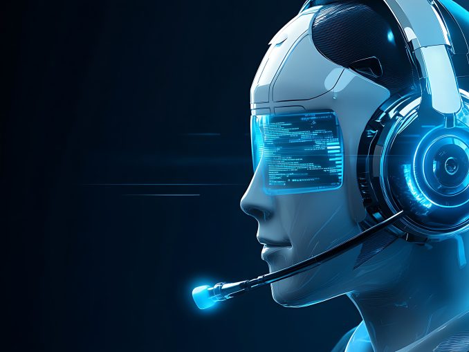 Futuristic AI Customer Support Agent